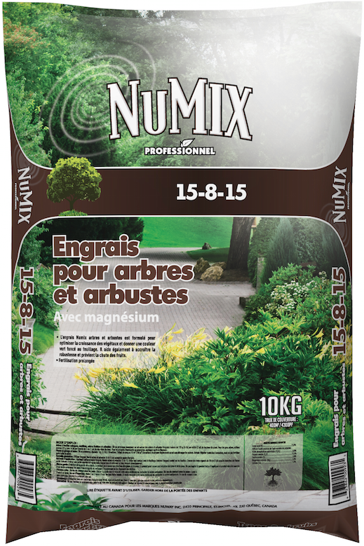 Engrais pour arbres et arbustes 15-8-15 10 kg