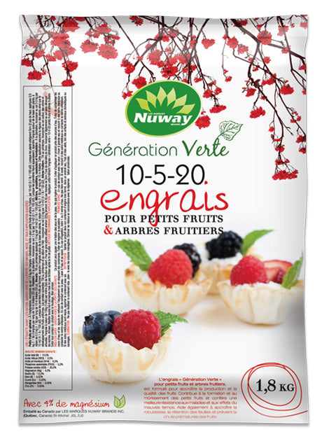 Engrais pour petits fruits - Nuway - 10-05-20- 1.8 kg
