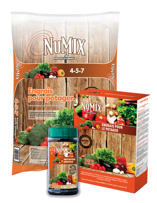Engrais pour potager 10 kg BIO - Numix - 4-5-7