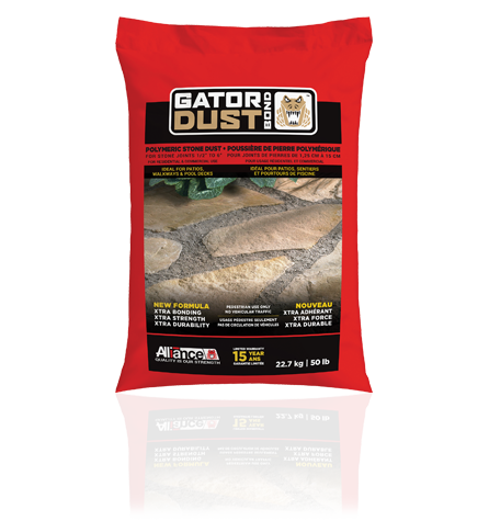Gator Dust Bond poussière de pierre polymérique  Gris Pierre