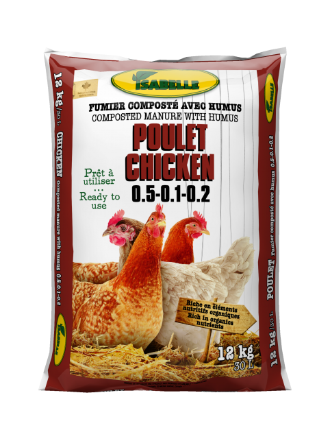 Fumier composte de poulet Sols Isabelle 30L