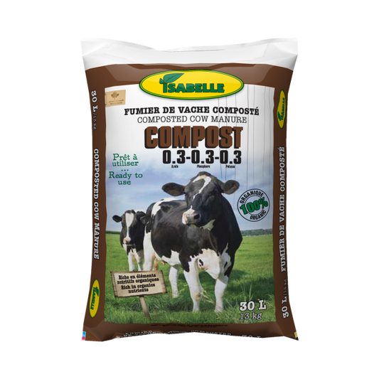 Fumier composté vache Sols Isabelle 30L