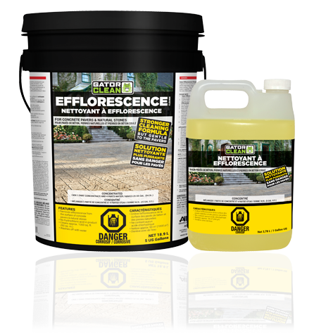 GatorClean Nettoyant à efflorescence pour pavés de béton et pierres naturelles 3.78L