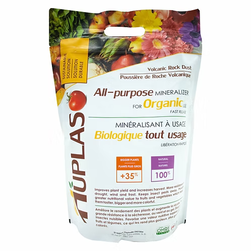 Poussière de roche basalte - Huplaso 2.1 kg