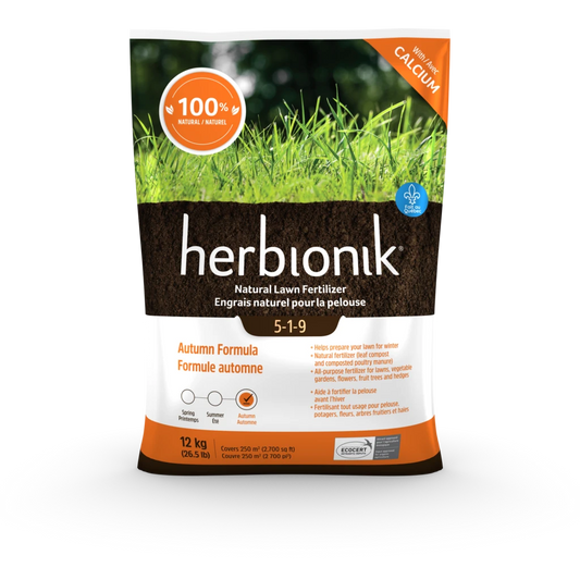 Herbionik - Engrais pelouse - Automne 8-0-14 9kg