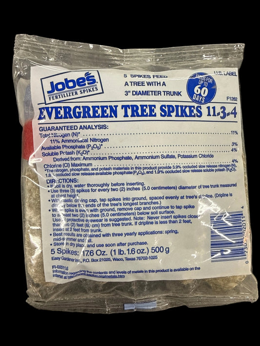 Evergreen tree spikes 11-3-4